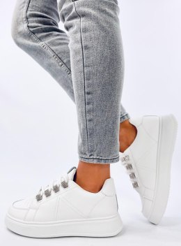 Sneakersy z grubymi sznurówkami SADRI WHITE