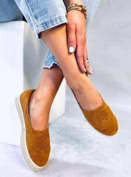 Espadryle chanelki WELA CAMEL