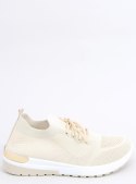 Buty sportowe skarpetkowe WELO BEIGE