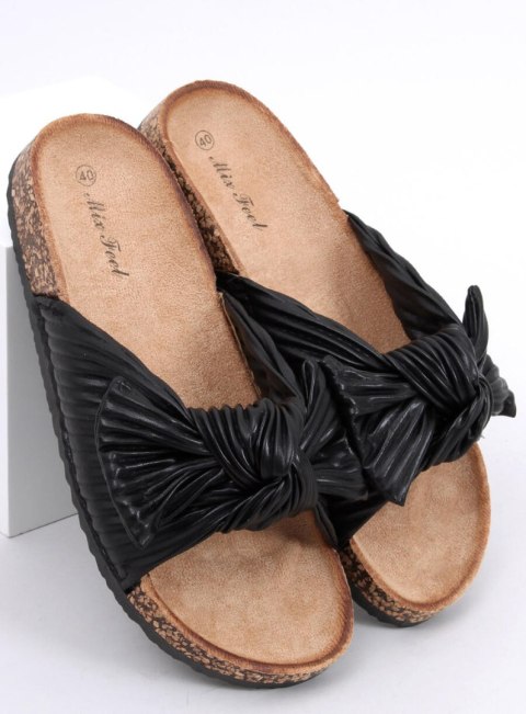 Klapki korkowe MOSS BLACK Klapki korkowe MOSS BLACK