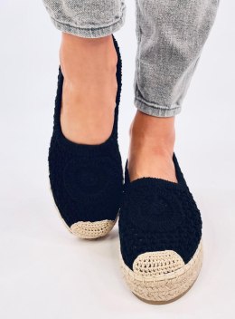 Ażurowe espadryle baleriny DARCY BLACK