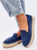 Espadryle ażurowe RIGGA BLUE