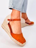 Espadryle na koturnie ALYSSA CAMEL