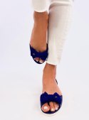 Baleriny meliski open toe AGATHE NAVY