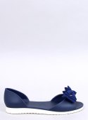 Baleriny meliski open toe AGATHE NAVY