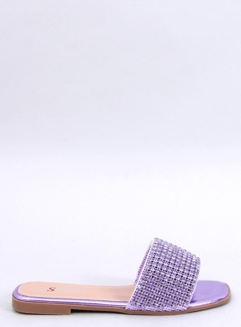 Klapki z cyrkoniami YANNI PURPLE Klapki z cyrkoniami YANNI PURPLE