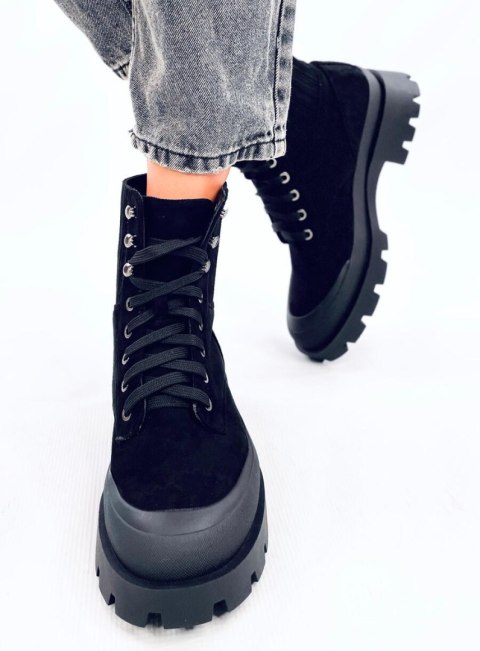 Botki trekkingowe DEMPS BLACK Botki trekkingowe DEMPS BLACK