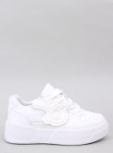 Sneakersy na platformie BROADY ALLWHITE