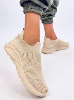 Buty sportowe skarpetkowe GOFF BEIGE